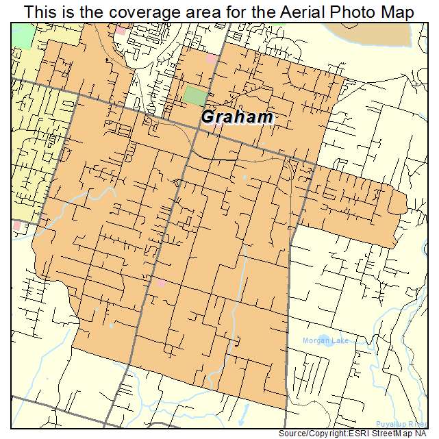 Graham, WA location map 