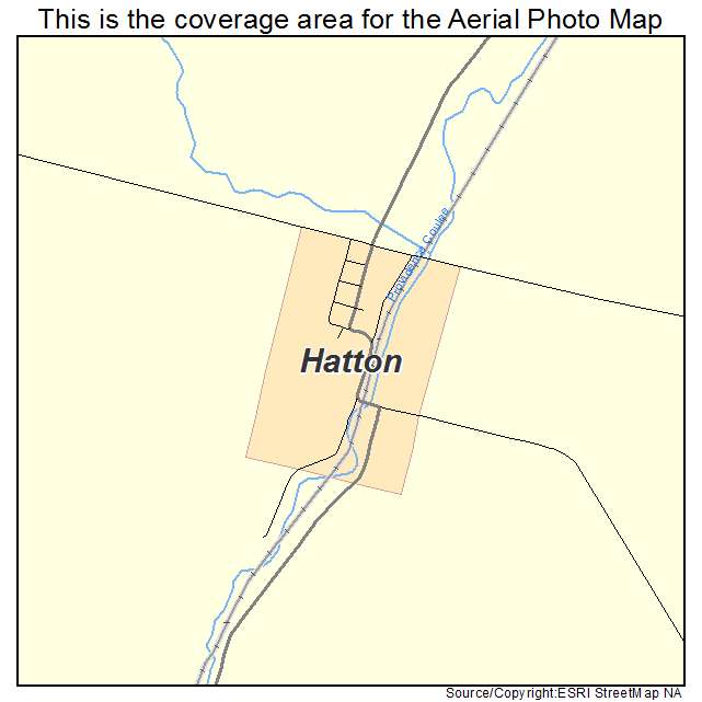 Hatton, WA location map 