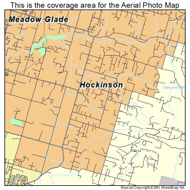 Hockinson, WA location map 