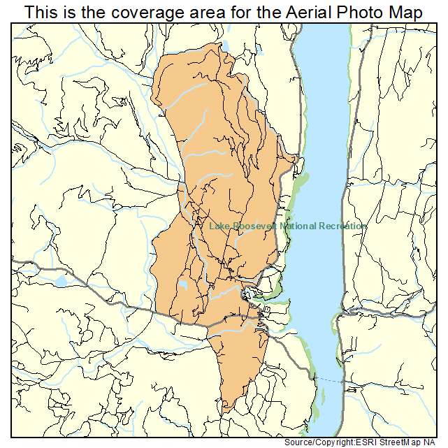 Inchelium, WA location map 