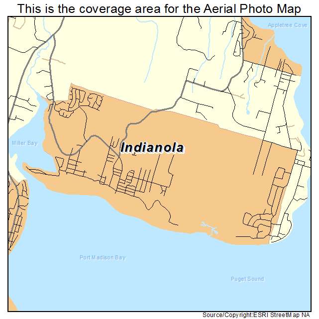 Indianola, WA location map 