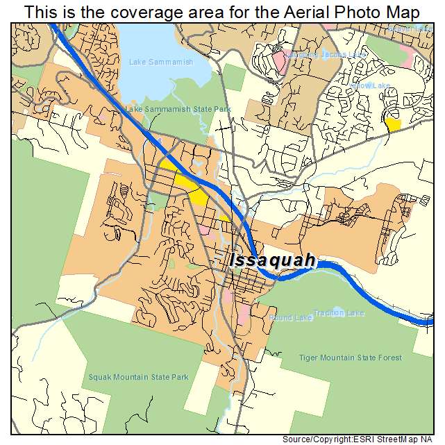 Issaquah, WA location map 