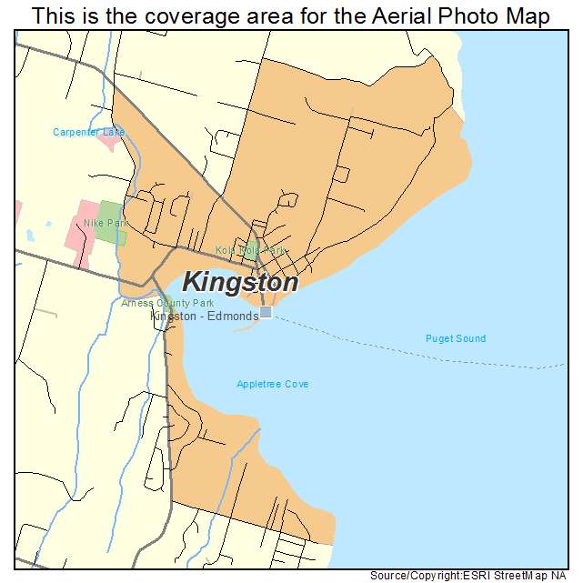 Kingston, WA location map 