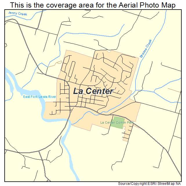 La Center, WA location map 