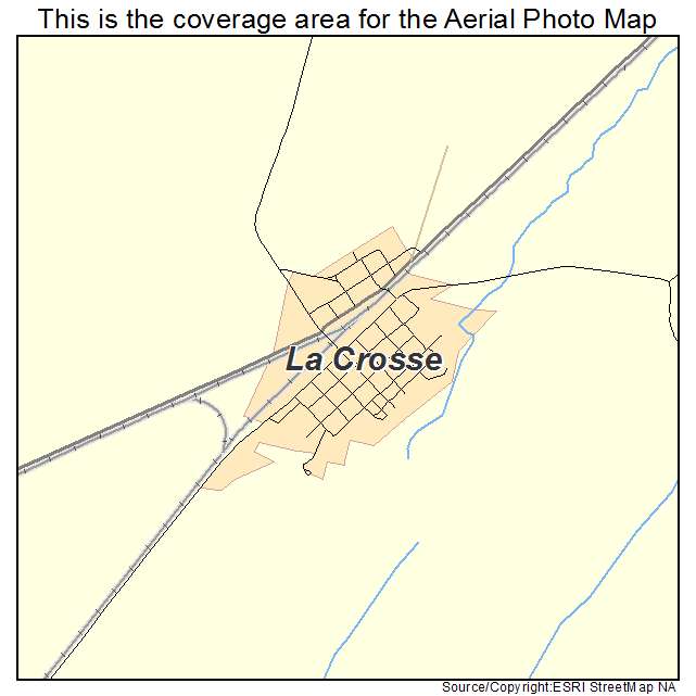 La Crosse, WA location map 