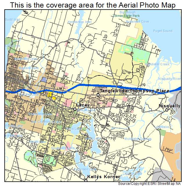 Lacey, WA location map 