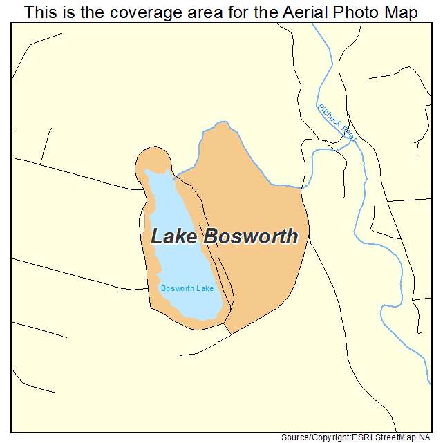 Lake Bosworth, WA location map 