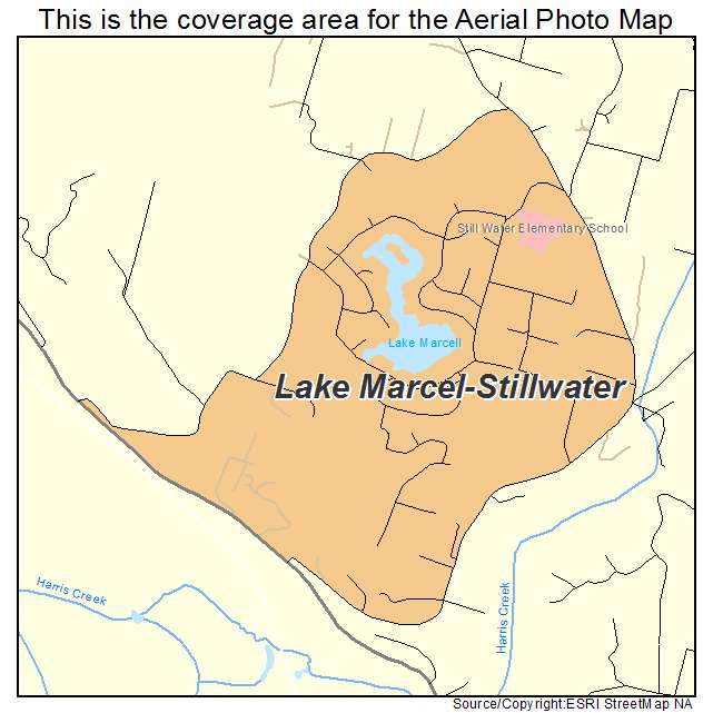 Lake Marcel Stillwater, WA location map 