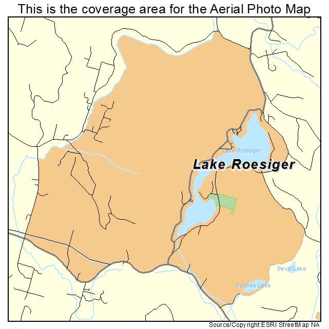 Lake Roesiger, WA location map 