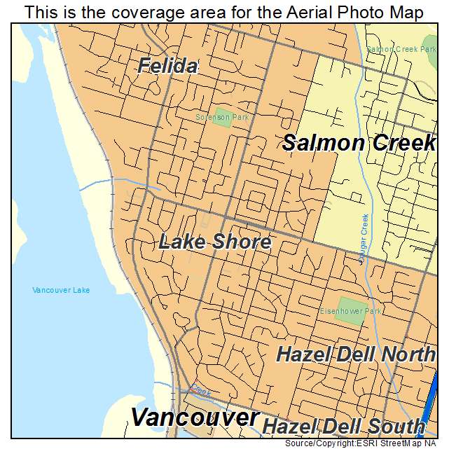 Lake Shore, WA location map 