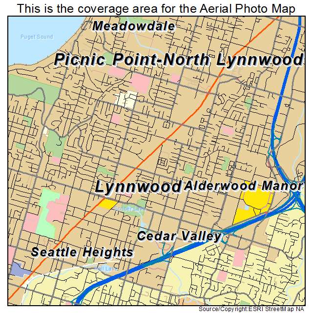 Lynnwood, WA location map 
