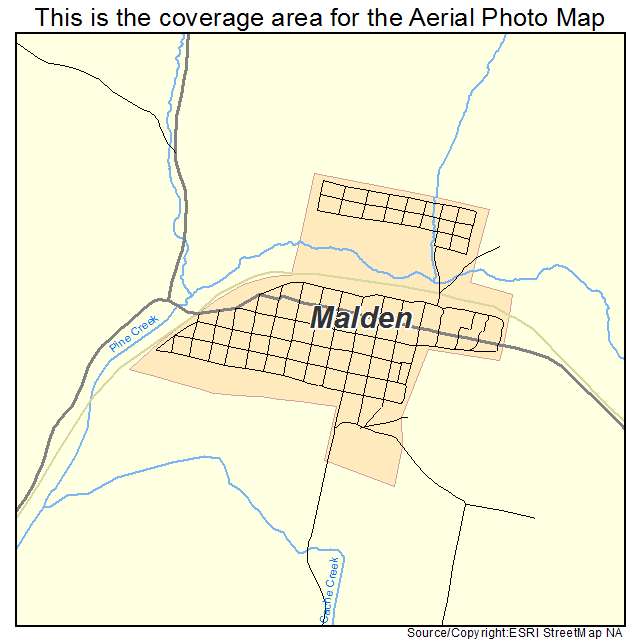 Malden, WA location map 