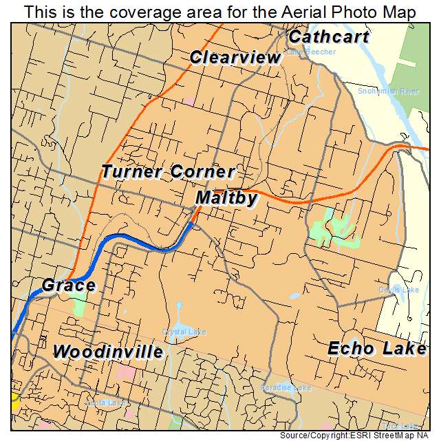 Maltby, WA location map 