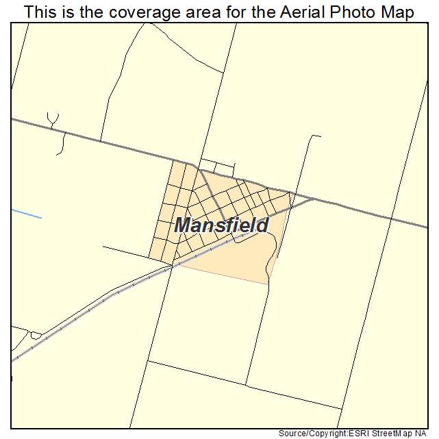 Mansfield, WA location map 