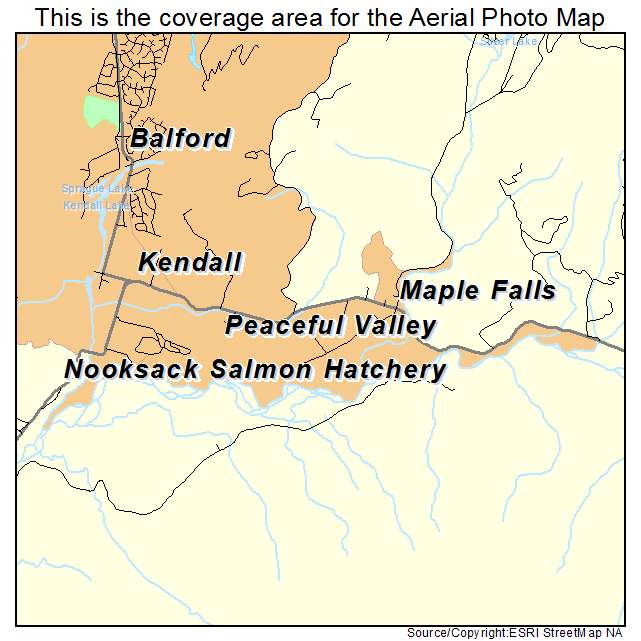 Maple Falls, WA location map 