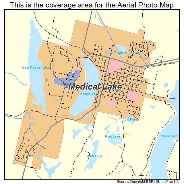 Medical Lake, WA location map 