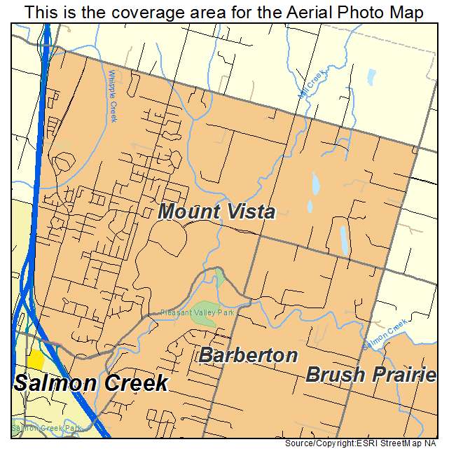Mount Vista, WA location map 