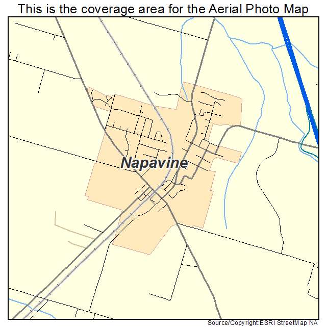 Napavine, WA location map 
