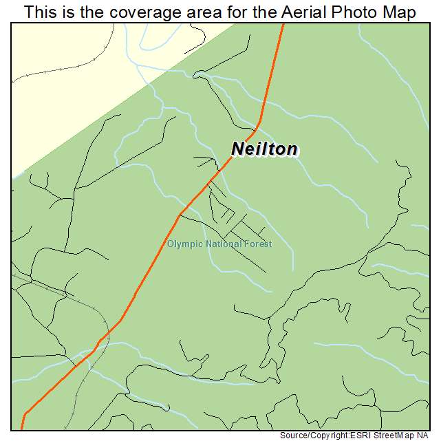 Neilton, WA location map 