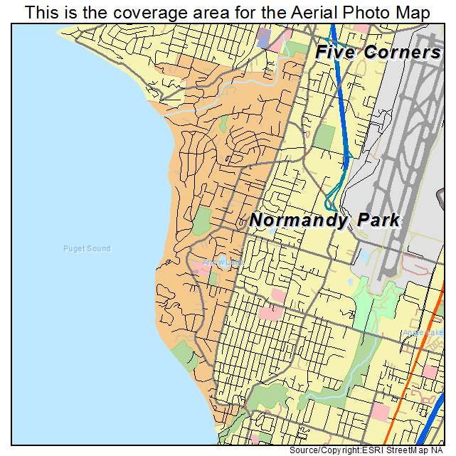 Normandy Park, WA location map 