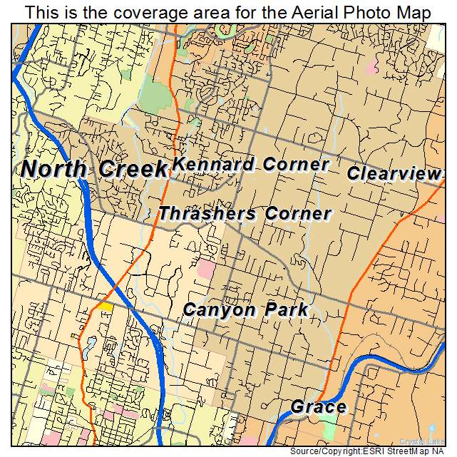 North Creek, WA location map 