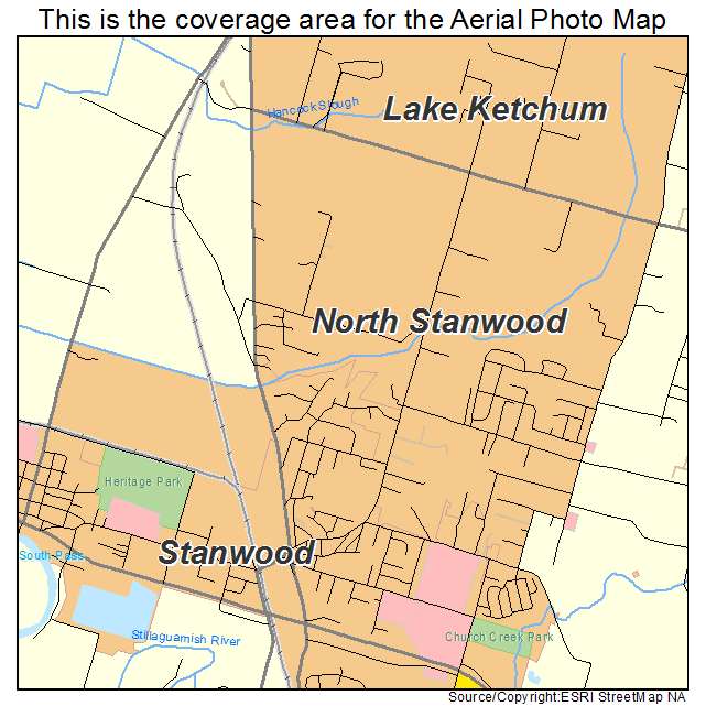 North Stanwood, WA location map 