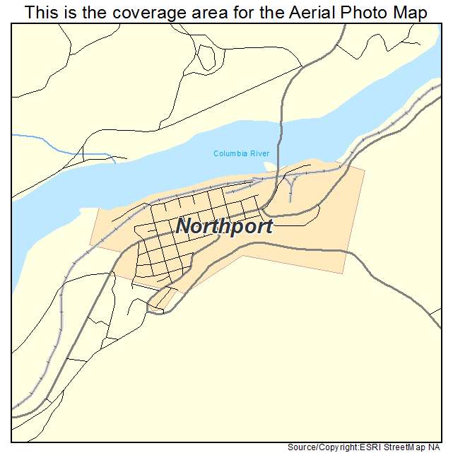 Northport, WA location map 