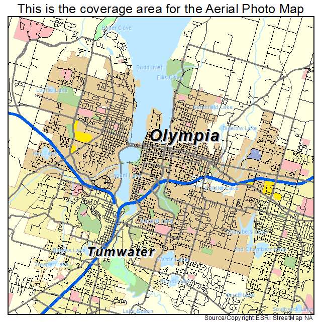 Olympia, WA location map 