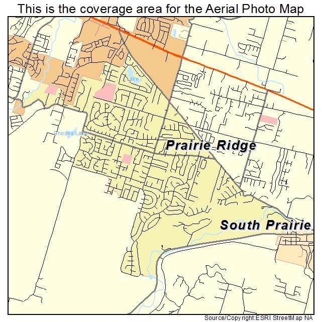 Prairie Ridge, WA location map 