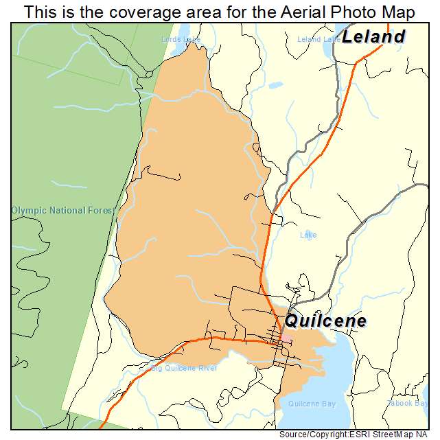 Quilcene, WA location map 