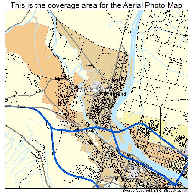 Richland, WA location map 