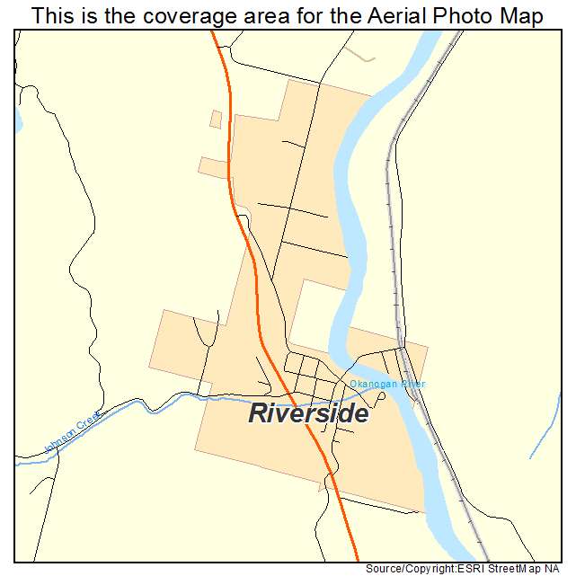 Riverside, WA location map 