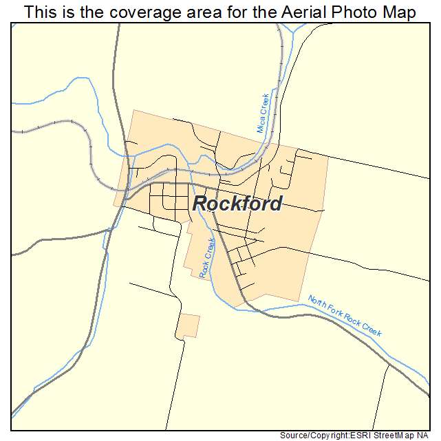 Rockford, WA location map 