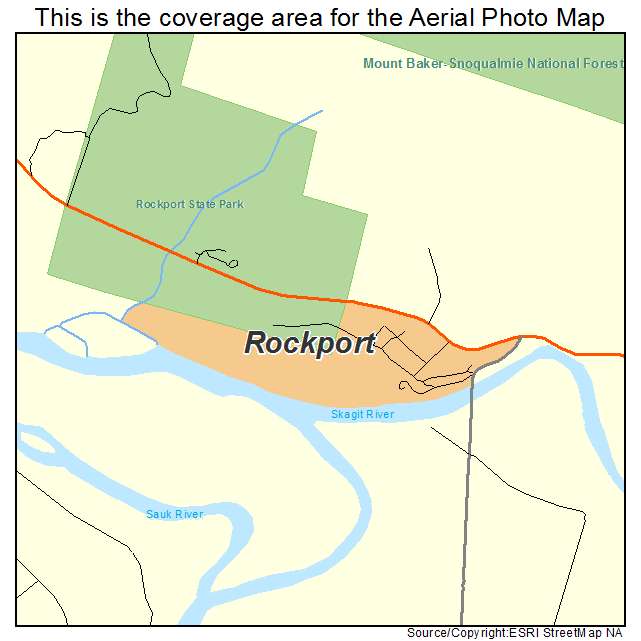 Rockport, WA location map 