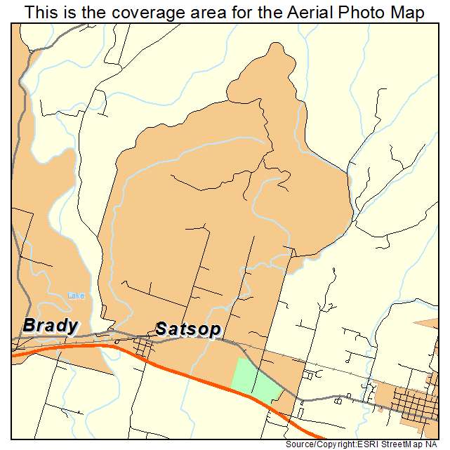 Satsop, WA location map 