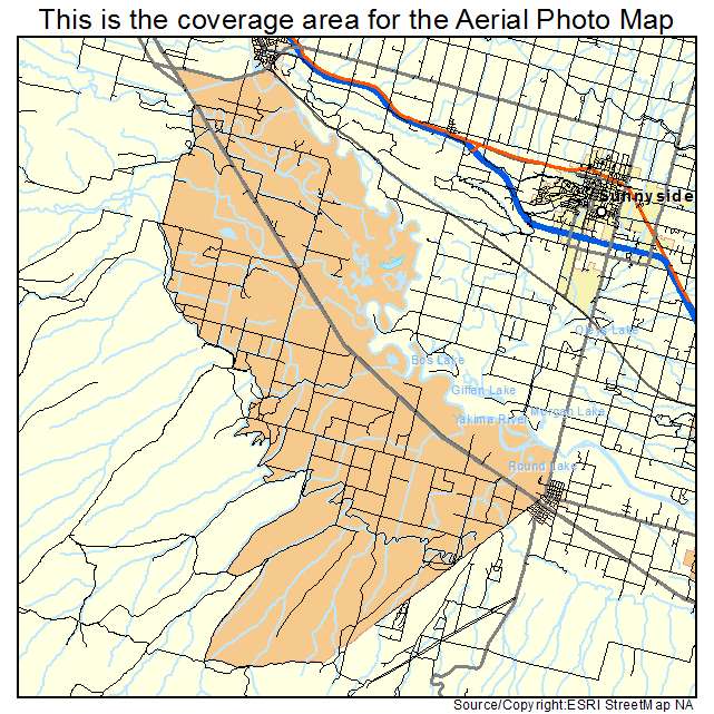 Satus, WA location map 