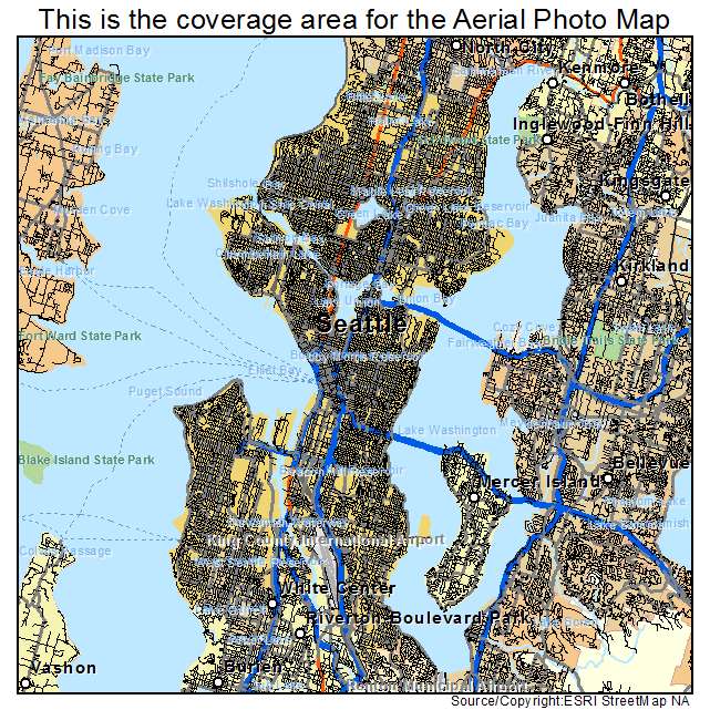 Seattle, WA location map 