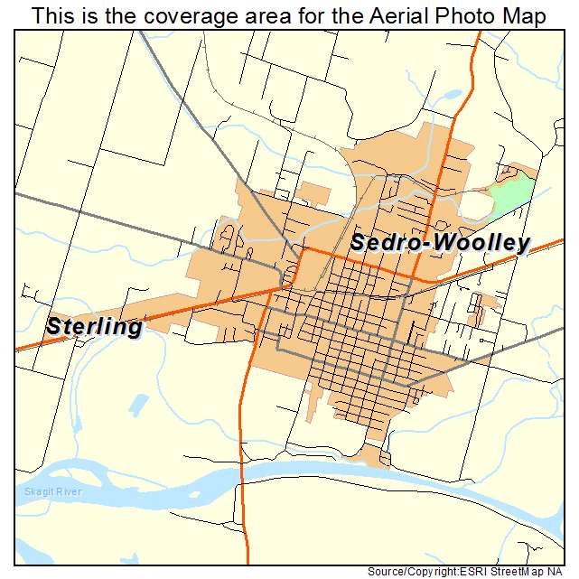 Sedro Woolley, WA location map 
