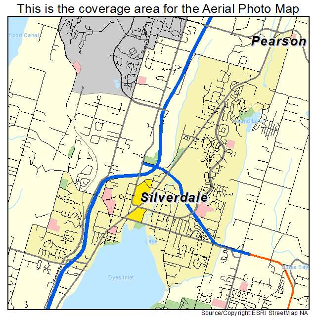 Silverdale, WA location map 