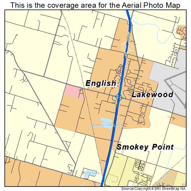 Smokey Point, WA location map 