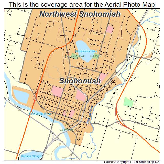 Snohomish, WA location map 