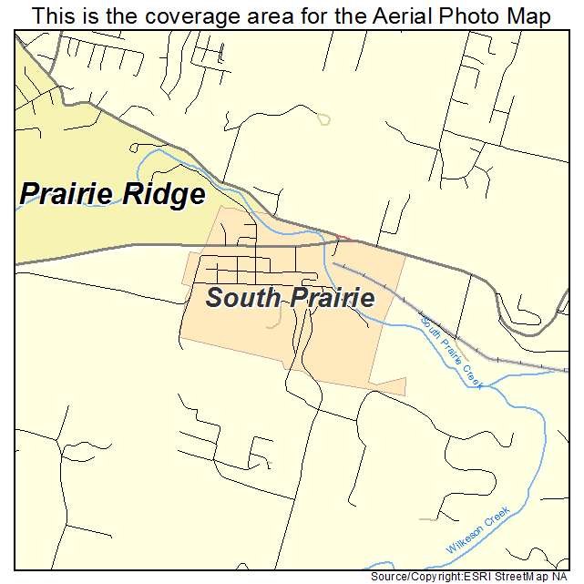 South Prairie, WA location map 