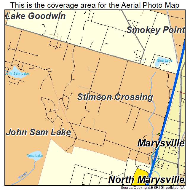 Stimson Crossing, WA location map 