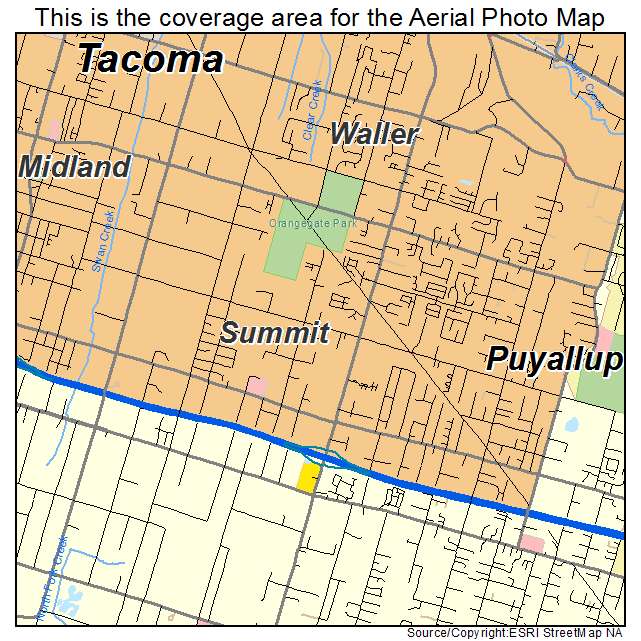 Summit, WA location map 