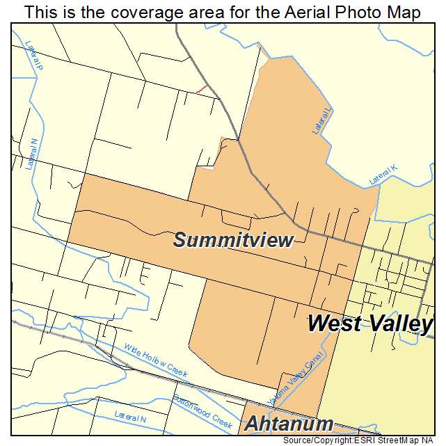 Summitview, WA location map 