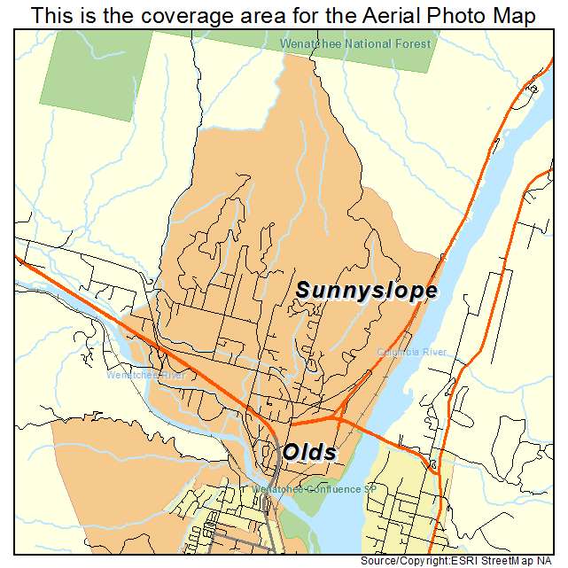 Sunnyslope, WA location map 