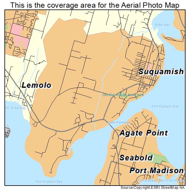 Suquamish, WA location map 