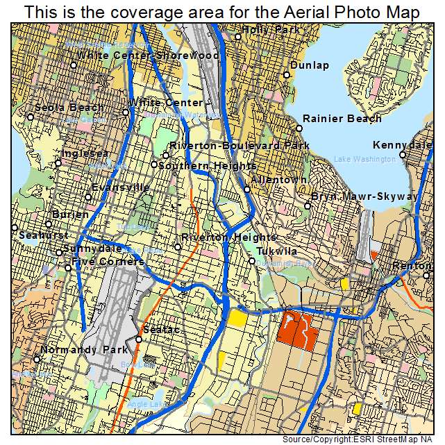 Tukwila, WA location map 