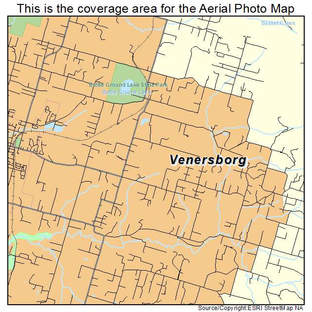 Venersborg, WA location map 