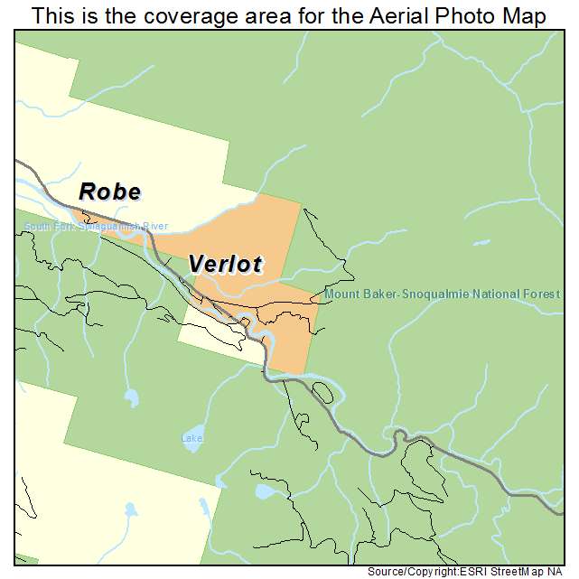 Verlot, WA location map 